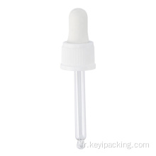 Pipette en verre Propulseur pour bouteille de compte-gouttes Cylinder